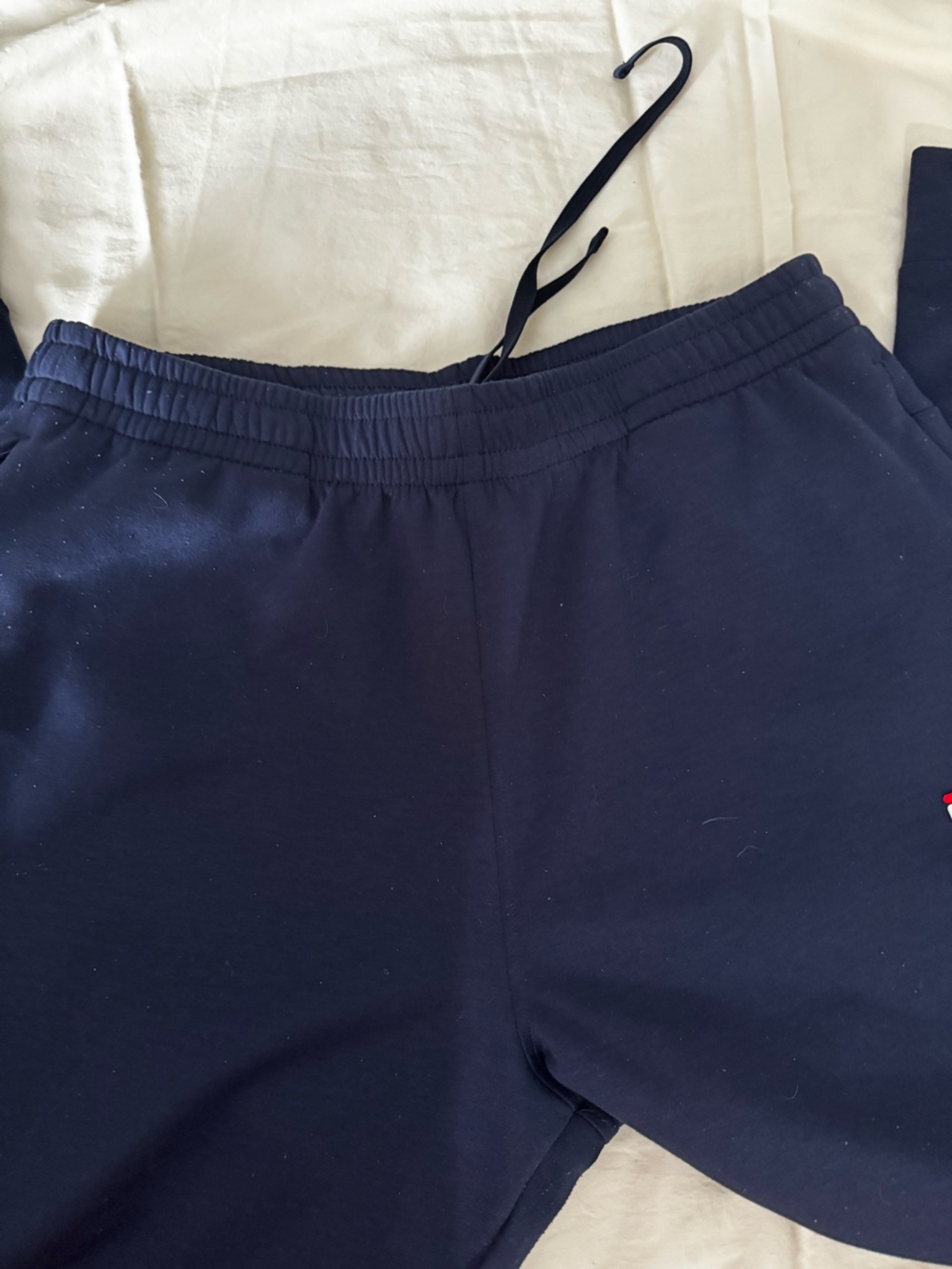 Fila Navy Drawstring Track Pants with Logo Tag - Picture 10 of 10